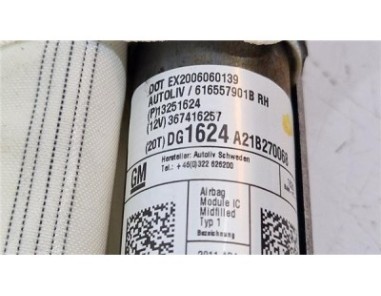 Airbag cortina delantero derecho Opel Zafira C Tourer  2 0 Expression [2 0 Ltr  - 96 kW CDTI]