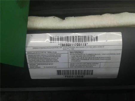 Airbag cortina delantero derecho Chrysler JEEP PATRIOT 2 0 CRD 