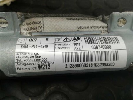 Airbag cortina delantero derecho MERCEDES CLASE E  LIM  3 0 CDI 