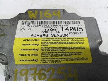 Centralita Airbag MERCEDES CLASE A 2 0 CDI 