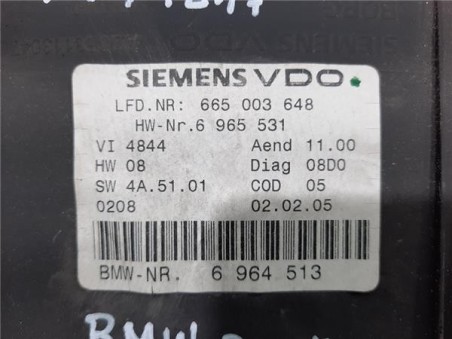 Cuadro Instrumentos BMW Serie 3 Berlina  2 0 320d [2 0 Ltr  - 120 kW 16V Diesel]