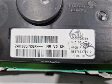 Cuadro Instrumentos Dacia Sandero II  0 9 Ambiance [0 9 Ltr  - 66 kW TCE CAT bivalent  Gasolina / GPL]