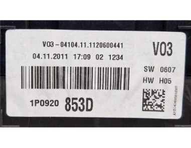 Cuadro Instrumentos Seat Leon  1 6 TDI