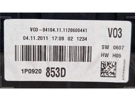 Cuadro Instrumentos Seat Leon  1 6 TDI