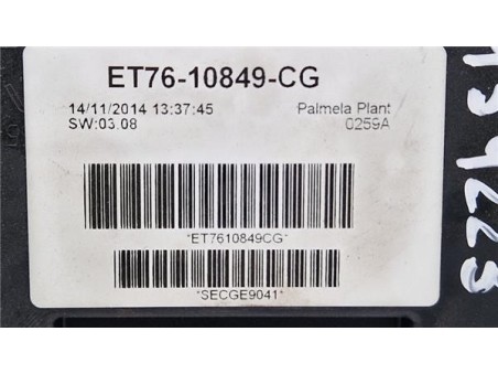 Cuadro Instrumentos Ford Transit Courier  1 6 Ambiente [1 6 Ltr  - 71 kW TDCi CAT]