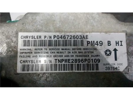 Centralita Airbag Dodge CALIBER 2 0 16V CRD 