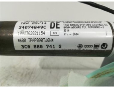 Airbag cortina delantero izquierdo Volkswagen Passat Berlina  2 0 Exclusive BlueMotion [2 0 Ltr  - 103 kW TDI]