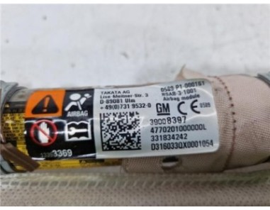 Airbag cortina delantero izquierdo Opel Astra K Berlina 5p  1 6 Business [1 6 Ltr  - 81 kW CDTI DPF]