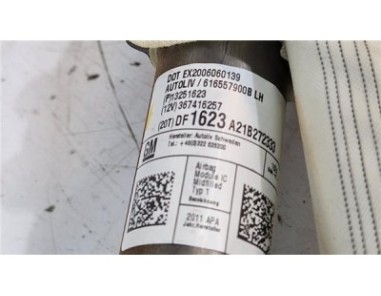 Airbag cortina delantero izquierdo Opel Zafira C Tourer  2 0 Expression [2 0 Ltr  - 96 kW CDTI]