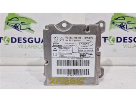 Centralita Airbag Citroen C4  1 6 HDi 90