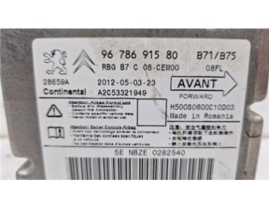 Centralita Airbag Citroen C4  1 6 HDi 90