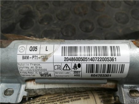 Airbag cortina delantero izquierdo MERCEDES CLASE C  BERLINA 3 0 CDI 