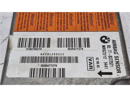 Centralita Airbag BMW Serie 5 Berlina  2 5 523i [2 5 Ltr  - 125 kW 24V CAT]