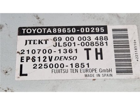 COLUMNA DIRECCION ELECTRICA Toyota Yaris  1 3 Active [1 3 Ltr  - 73 kW 16V CAT]