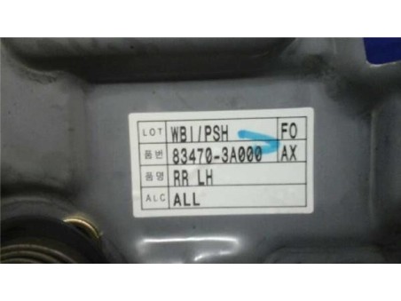 Elevalunas Electrico Trasero Izquierdo Hyundai TRAJET 2 0 CRDi 