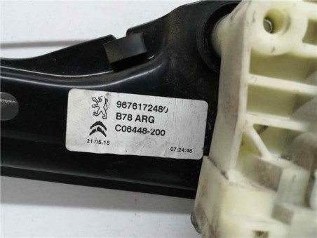 Elevalunas Electrico Trasero Izquierdo Citroen C4 PICASSO 1 6 Blue-HDI FAP 