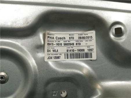 Elevalunas Electrico Trasero Izquierdo Hyundai IX20 1 4 