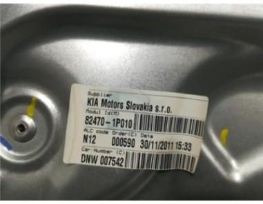 Elevalunas Electrico Delantero Izquierdo Kia VENGA 1 4 CRDi 