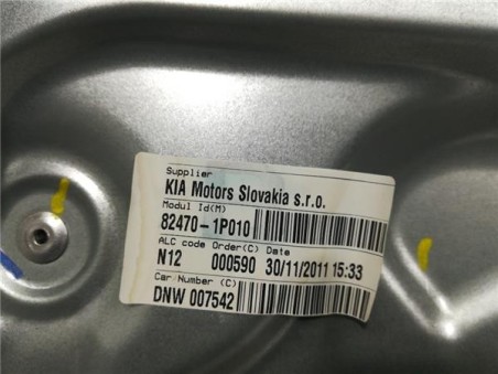 Elevalunas Electrico Delantero Izquierdo Kia VENGA 1 4 CRDi 