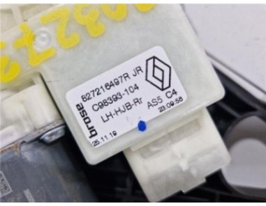 Elevalunas Electrico Trasero Izquierdo Renault Captur II  1 0 Experience [1 0 Ltr  - 74 kW TCE]