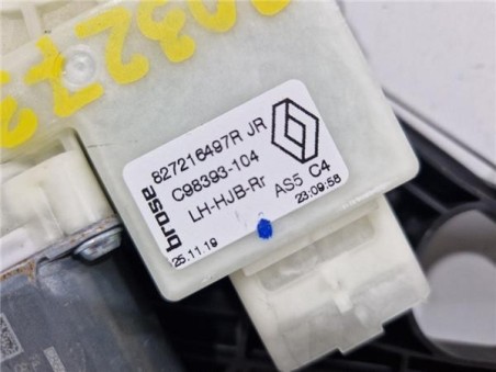 Elevalunas Electrico Trasero Izquierdo Renault Captur II  1 0 Experience [1 0 Ltr  - 74 kW TCE]