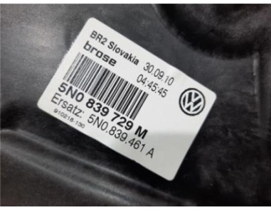 Elevalunas Electrico Trasero Izquierdo Volkswagen Tiguan  2 0 +Motion 4Motion [2 0 Ltr  - 103 kW TDI]