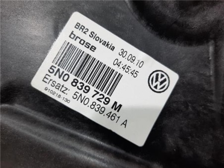 Elevalunas Electrico Trasero Izquierdo Volkswagen Tiguan  2 0 +Motion 4Motion [2 0 Ltr  - 103 kW TDI]