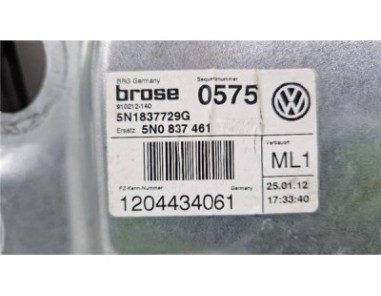 Elevalunas Electrico Delantero Izquierdo Volkswagen Tiguan  2 0 TDI