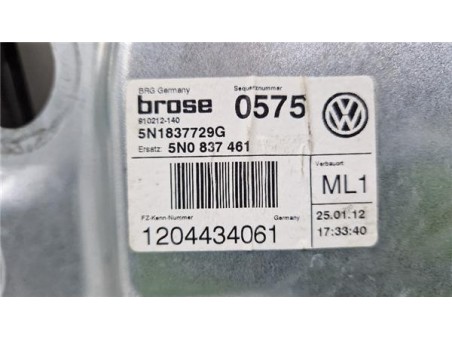 Elevalunas Electrico Delantero Izquierdo Volkswagen Tiguan  2 0 TDI