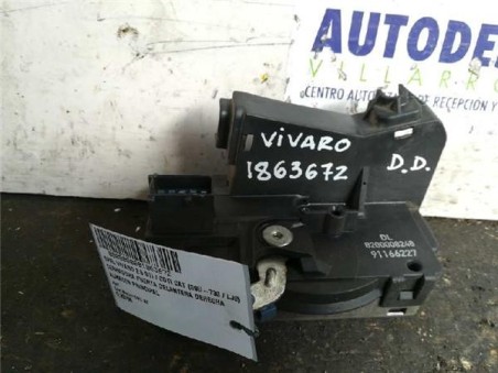 Cerradura Puerta Delantera Derecha Opel VIVARO 2 5 DTI / CDTI 
