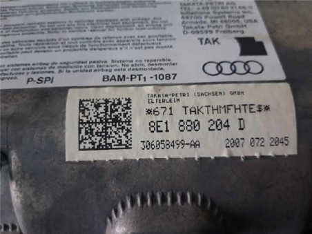 Kit Airbag Audi A4 AVANT 2 0 TDI 