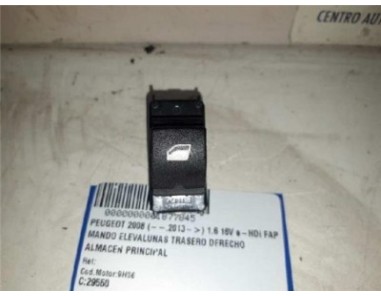 Botonera Puerta Trasera Derecha Peugeot 2008 1 6 16V e-HDi FAP 