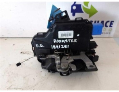 Cerradura Puerta Delantera Derecha Skoda ROOMSTER 1 4 TDI 