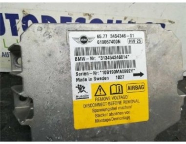 Kit Airbag BMW MINI 1 6 16V 