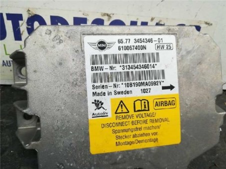 Kit Airbag BMW MINI 1 6 16V 