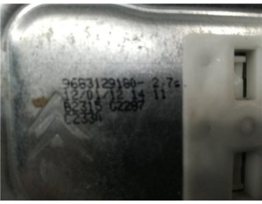 Elevalunas Electrico Trasero Derecho Citroen C3 1 6 16V HDi 