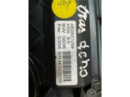 Motor Cierre Centralizado Trasero Derecho Audi A8 4 0 V8 32V TDI Biturbo 