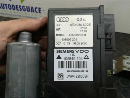 Elevalunas Electrico Trasero Derecho Audi A4 BERLINA 2 0 TDI 