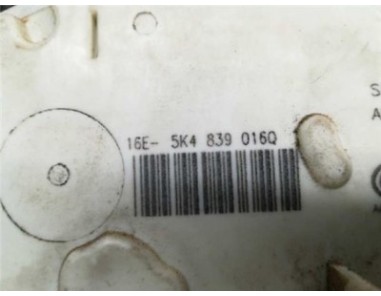 Cerradura Puerta Trasera Derecha Volkswagen GOLF VII VARIANT 1 6 