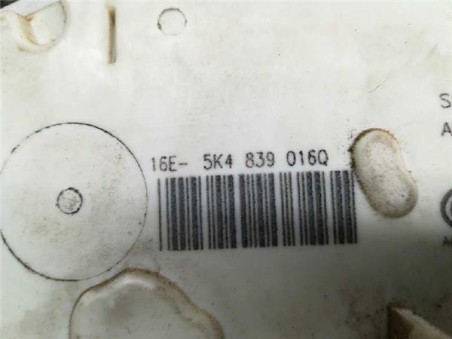 Cerradura Puerta Trasera Derecha Volkswagen GOLF VII VARIANT 1 6 