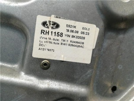 Elevalunas Electrico Trasero Derecho Ford KUGA 2 0 TDCi 