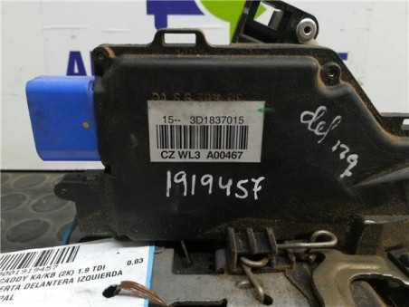 Cerradura Puerta Delantera Izquierda Volkswagen CADDY KA/KB 1 9 TDI 