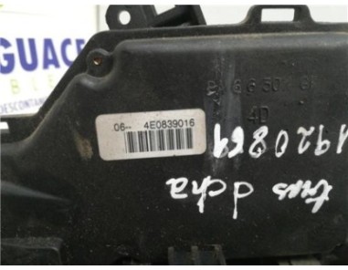 Cerradura Puerta Trasera Derecha Audi A8 3 0 V6 24V TDI 