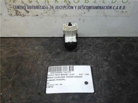 Botonera Puerta Trasera Derecha Toyota PRIUS 1 5 