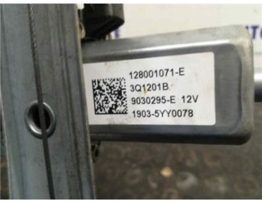 Elevalunas Electrico Trasero Derecho Renault CAPTUR 0 9 TCE 