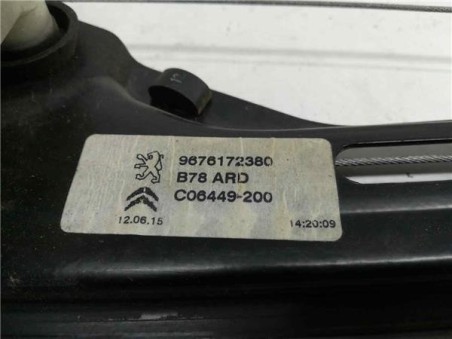 Elevalunas Electrico Trasero Derecho Citroen C4 PICASSO 1 6 Blue-HDI FAP 