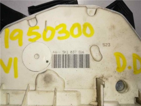 Cerradura Puerta Delantera Derecha Volkswagen GOLF VI 1 6 TDI DPF 