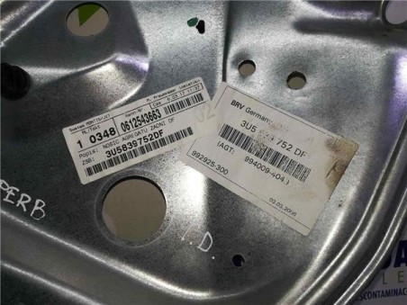 Elevalunas Electrico Trasero Derecho Skoda SUPERB 2 0 TDI DPF 