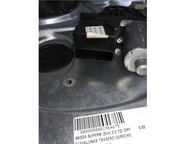 Elevalunas Electrico Trasero Derecho Skoda SUPERB 2 0 TDI DPF 