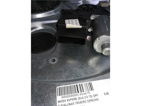 Elevalunas Electrico Trasero Derecho Skoda SUPERB 2 0 TDI DPF 